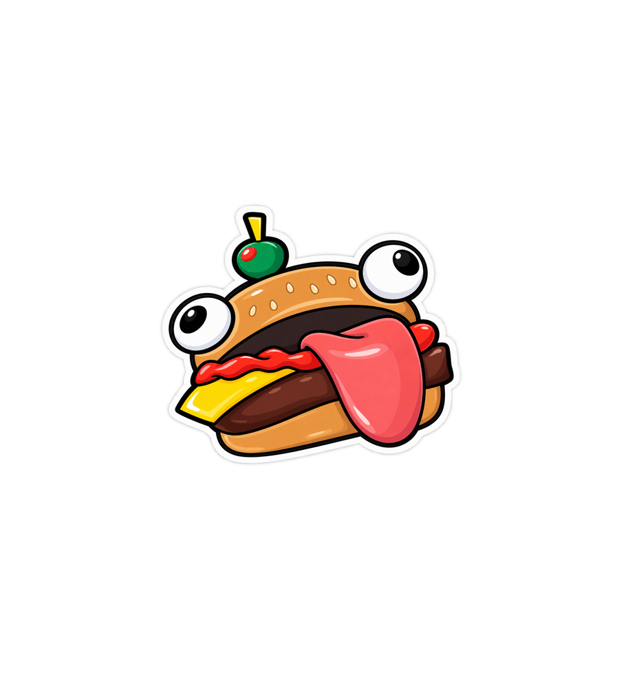 Fortnite Durrr Burger Sticker