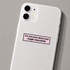 Fragile Masculinity Sticker