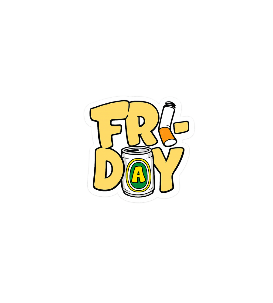 Friday Fun Vibes Sticker