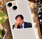 Michael Scott Facepalm Sticker