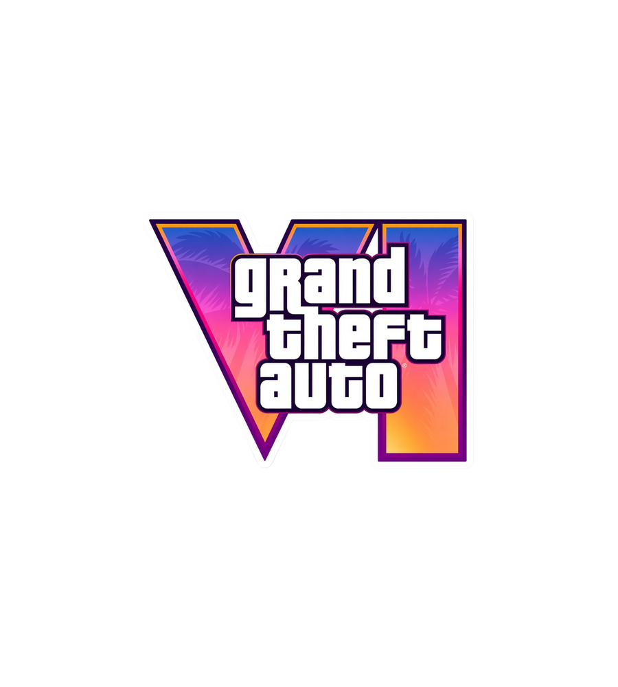 GTA 6 Logo Sticker