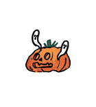 Ghost Pumpkin Sticker