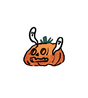 Ghost Pumpkin Sticker