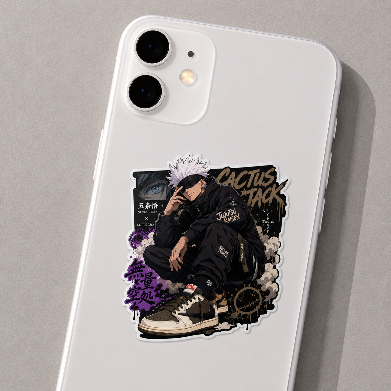 Gojo Cactus Jack Sneakerhead Sticker