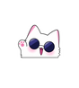Cool Cat with Sunglasses Sticker