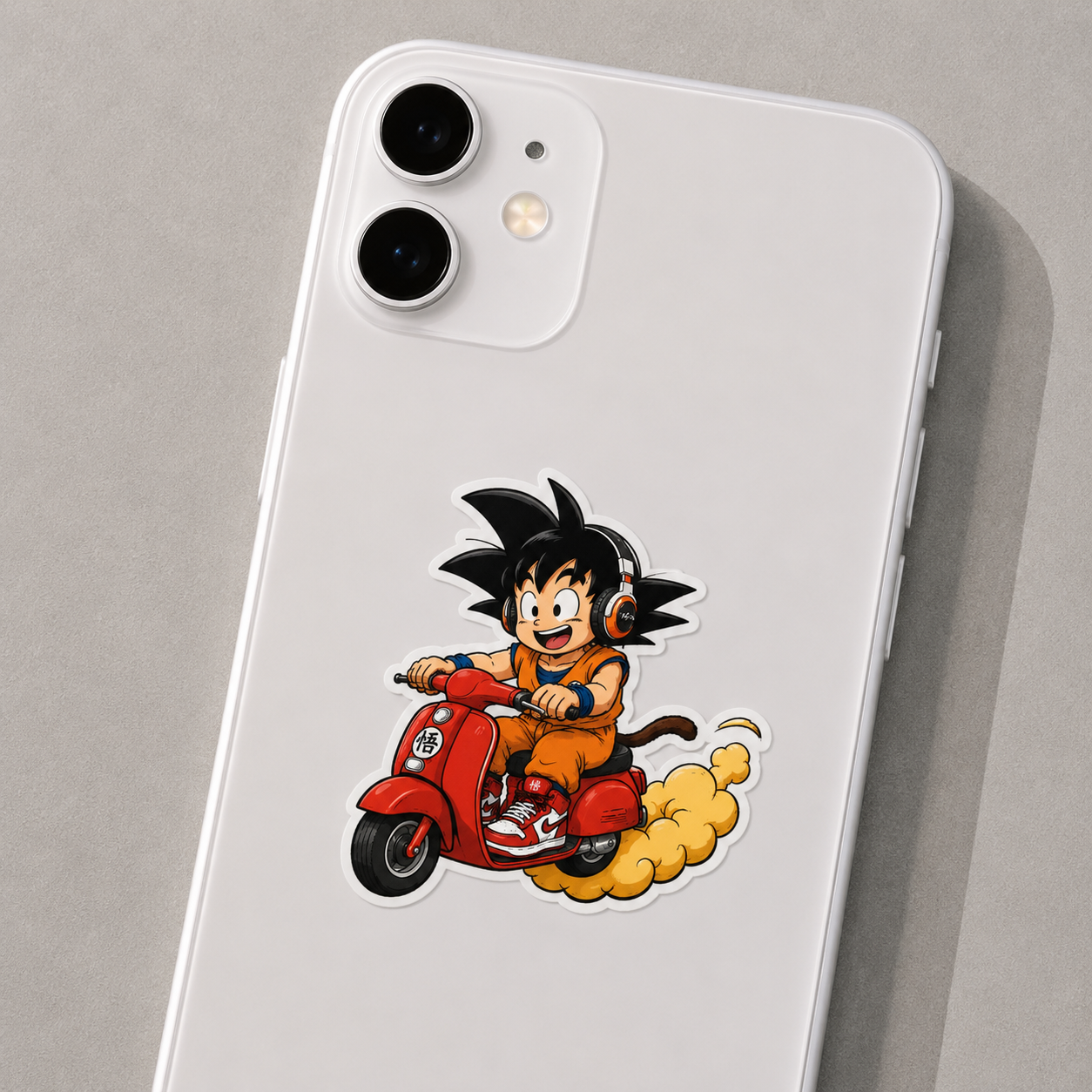 Goku Cloud Rider Scooter Sticker