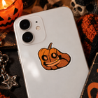 Golden Tooth Pumpkin Sticker