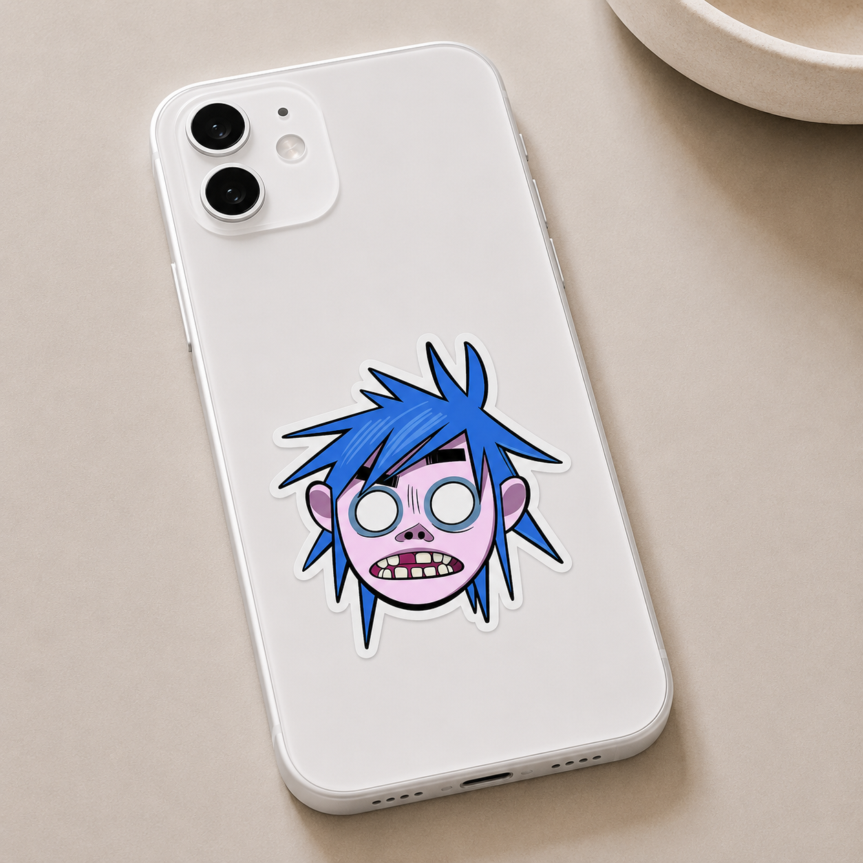 Gorillaz Face Sticker
