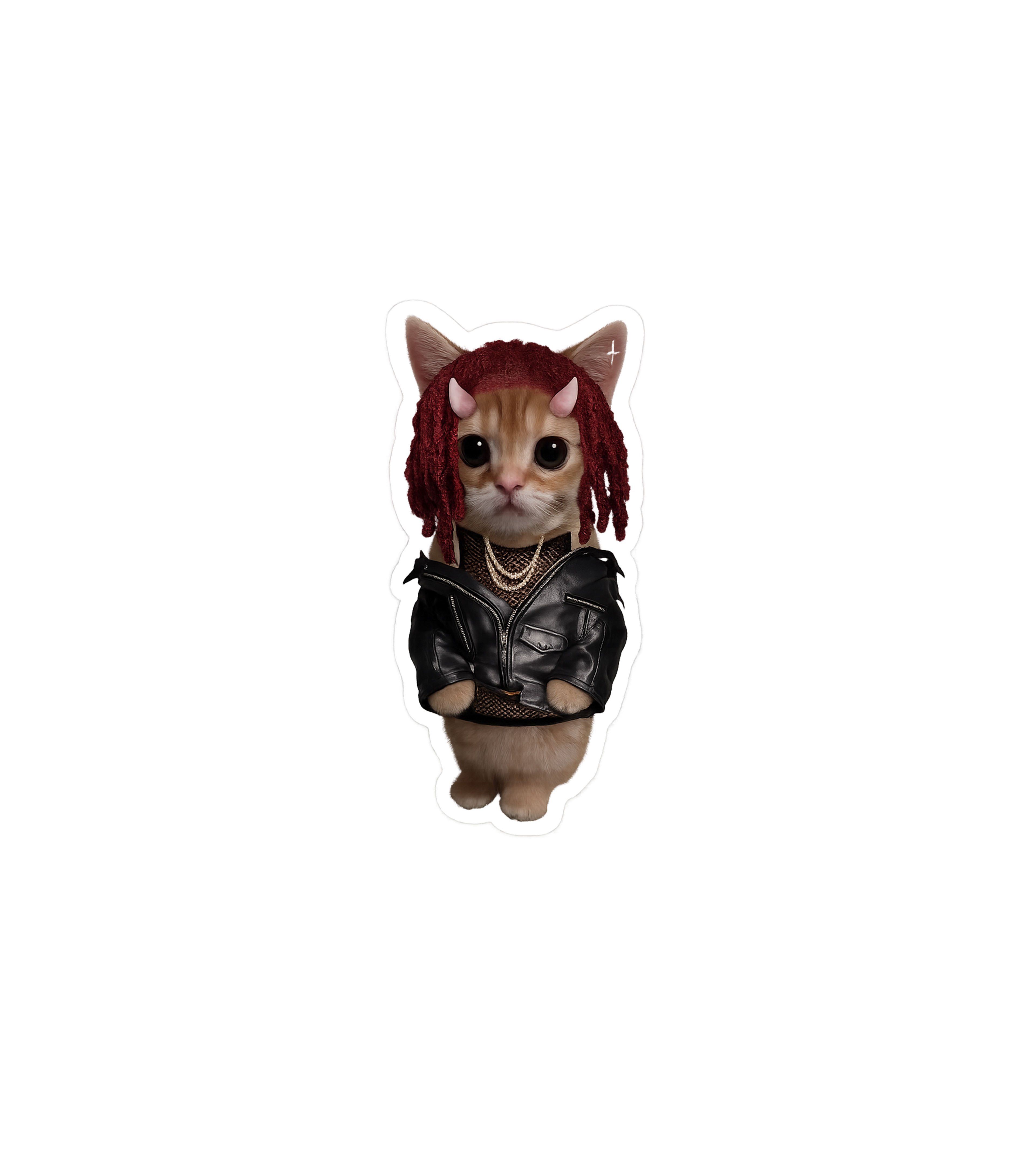 Goth Kitten Sticker