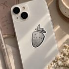 Grey Strawberry Sticker