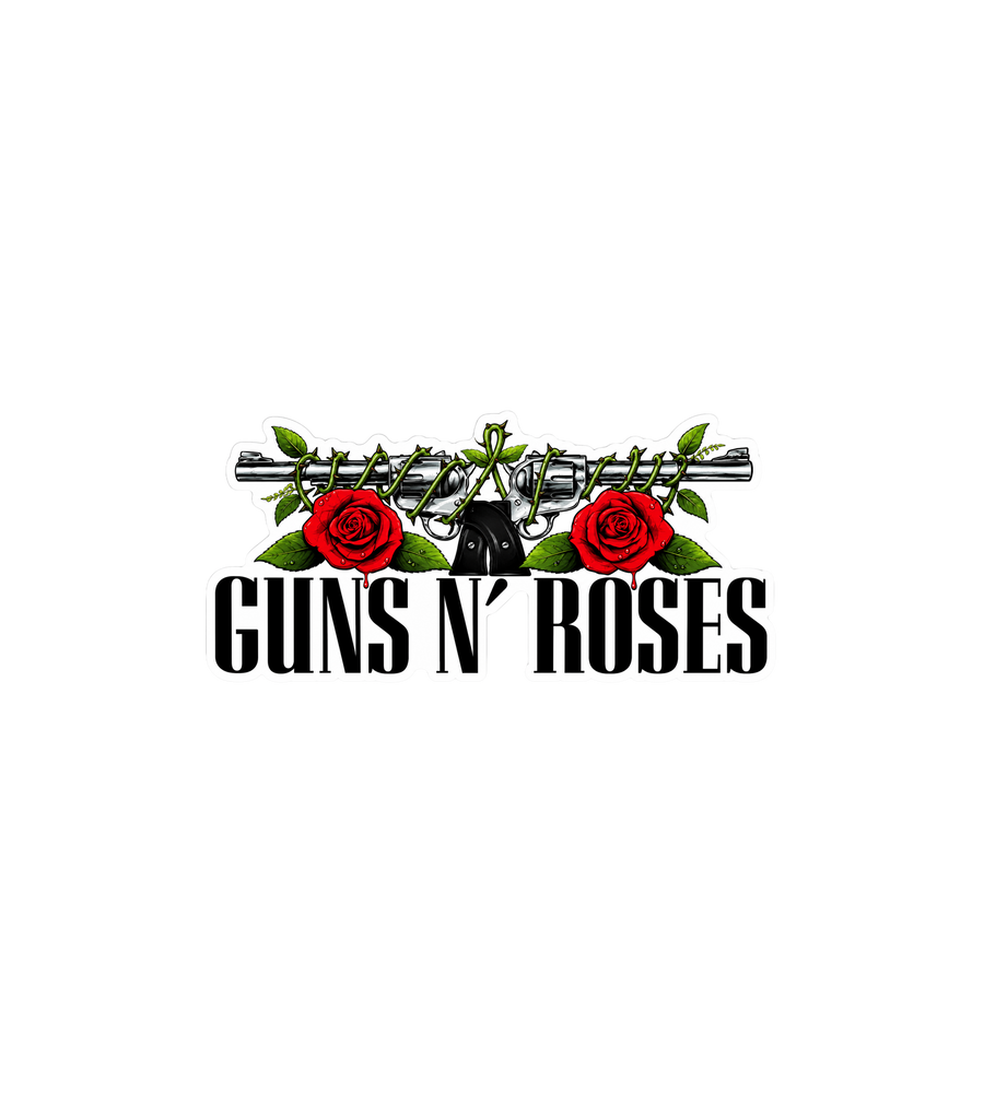 Guns N' Roses Rock Band Sticker
