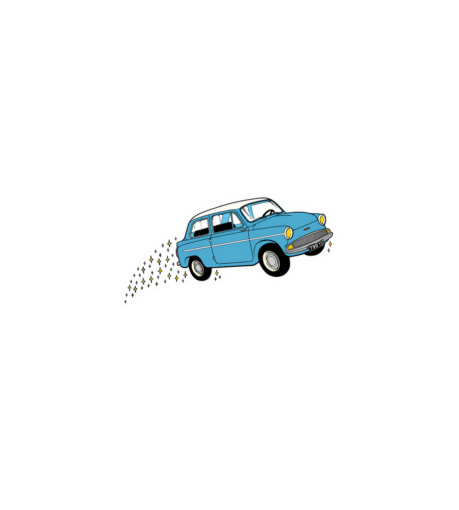 Harry Potter Flying Car Sticker