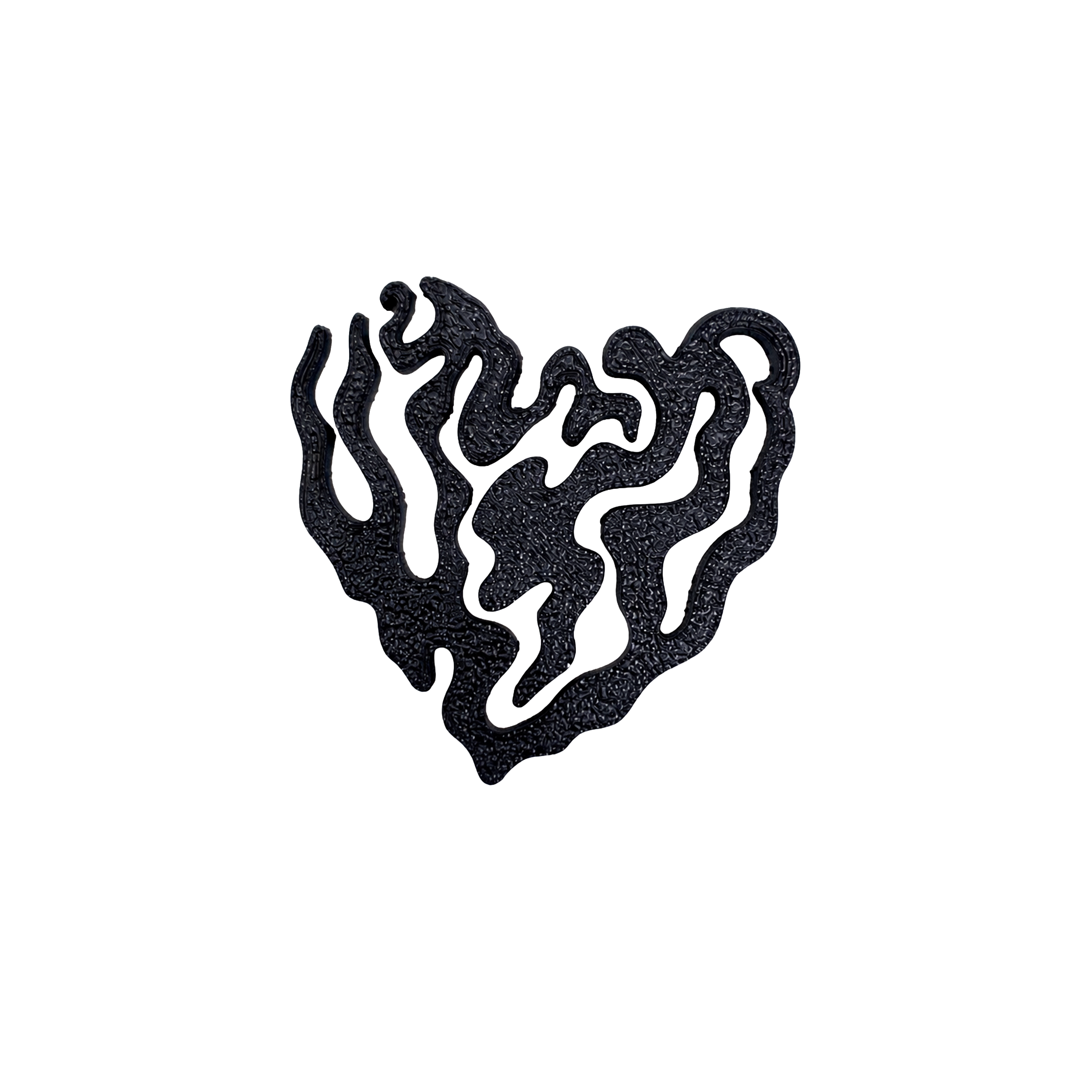 Abstract Heart Keychain