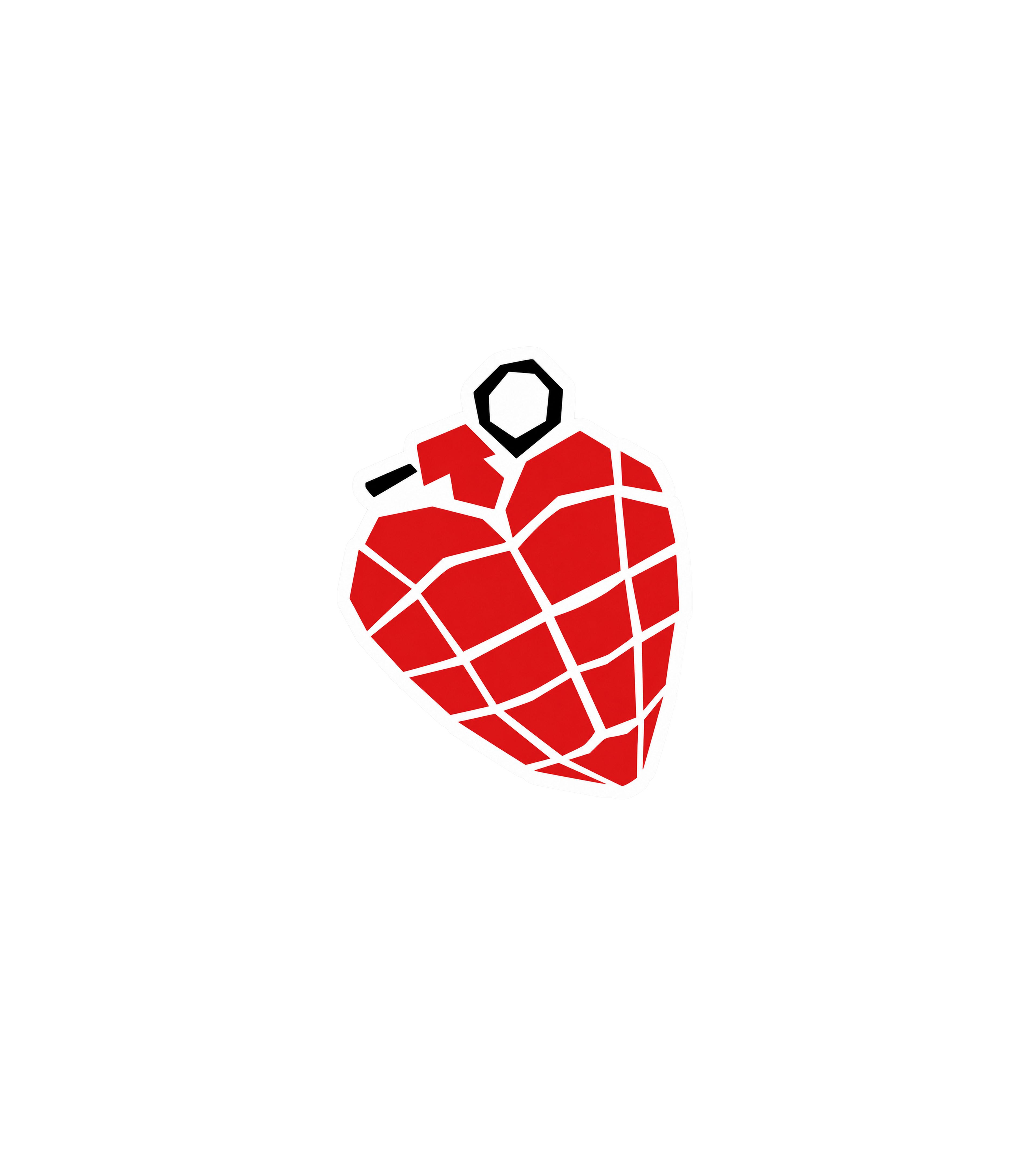 Heart Grenade Sticker