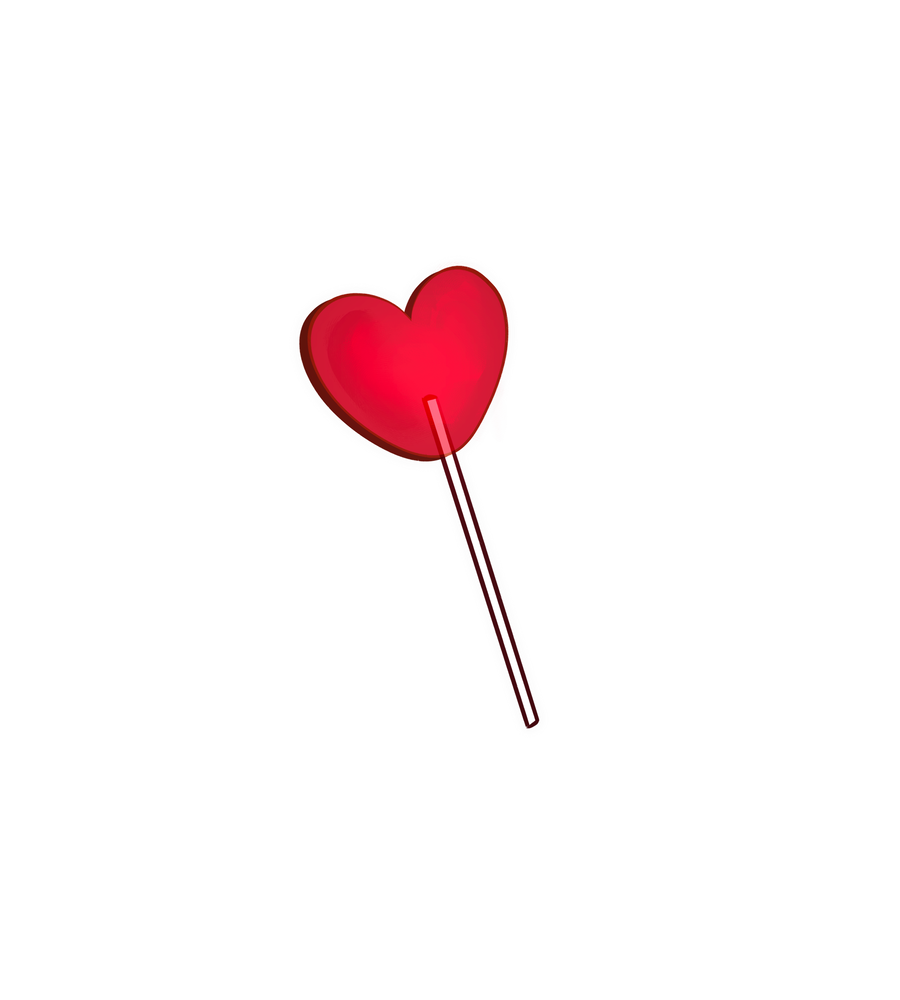 Heart Lollipop Sticker