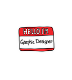 Hello I'm Graphic Designer Sticker