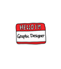 Hello I'm Graphic Designer Sticker