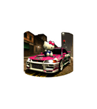 Hello Kitty Drift Car Sticker