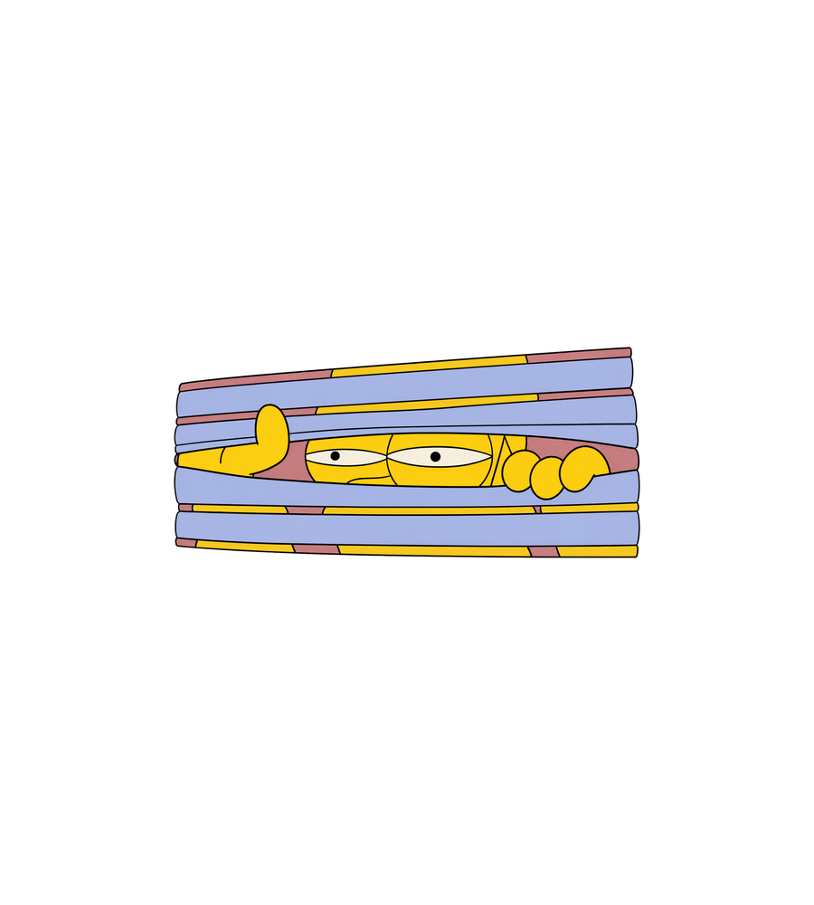 Homer Simpson Peeking Through Blinds Sticker