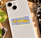 Homer Simpson Peeking Through Blinds Sticker