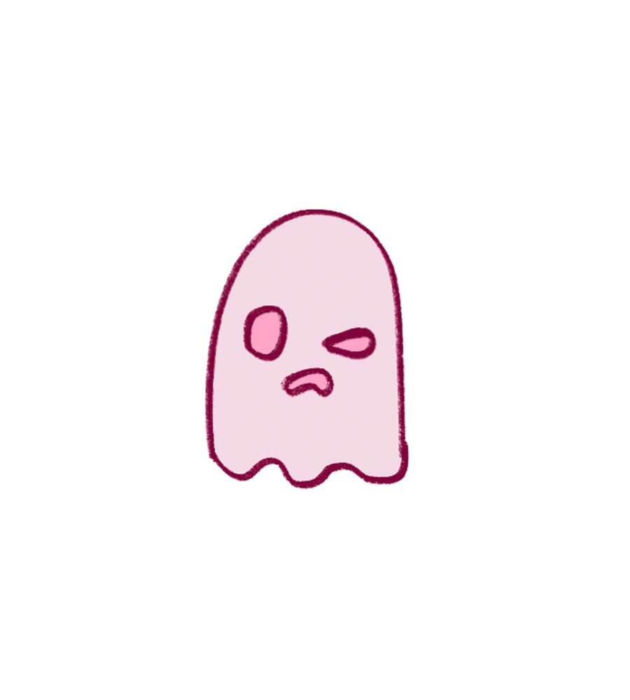 Huh? Ghost Sticker