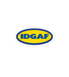 IDGAF Parody Sticker