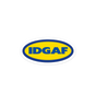 IDGAF Parody Sticker