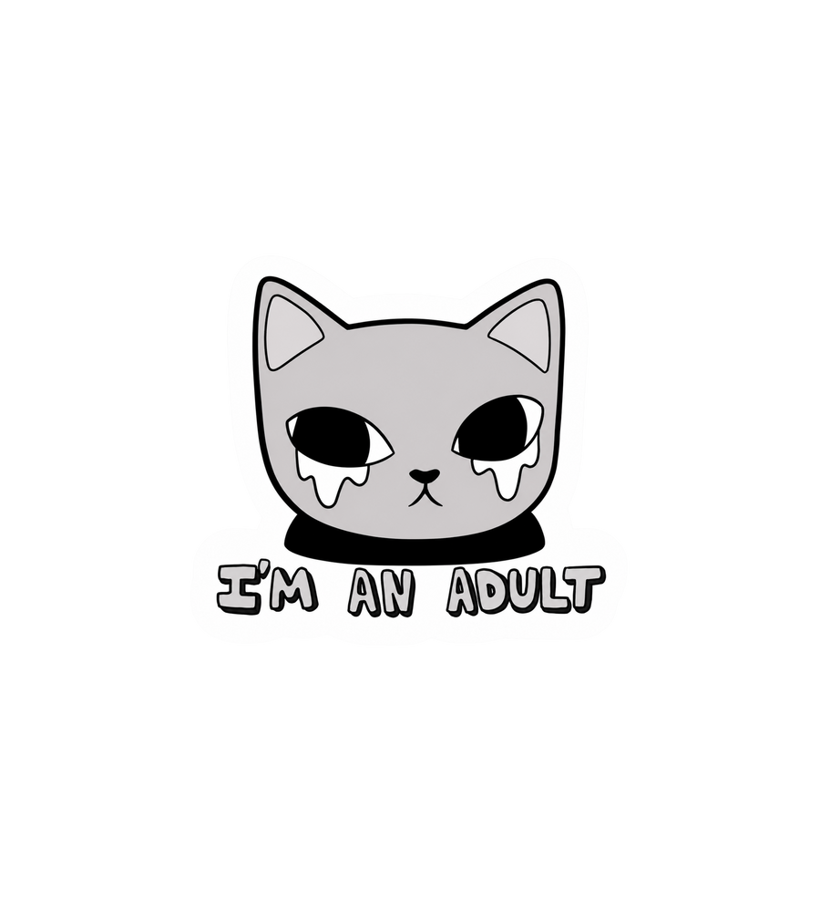 I'm an Adult Sticker