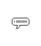 I Design Pixel Art Sticker