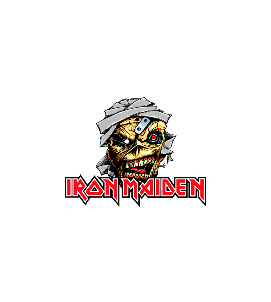 Iron Maiden Eddie Band Sticker