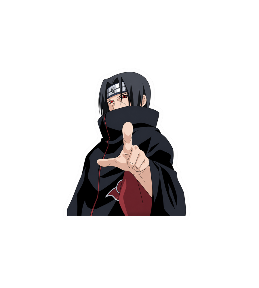 Itachi Uchiha Pointing Sticker