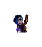 Jinx Gun Sticker – Arcane