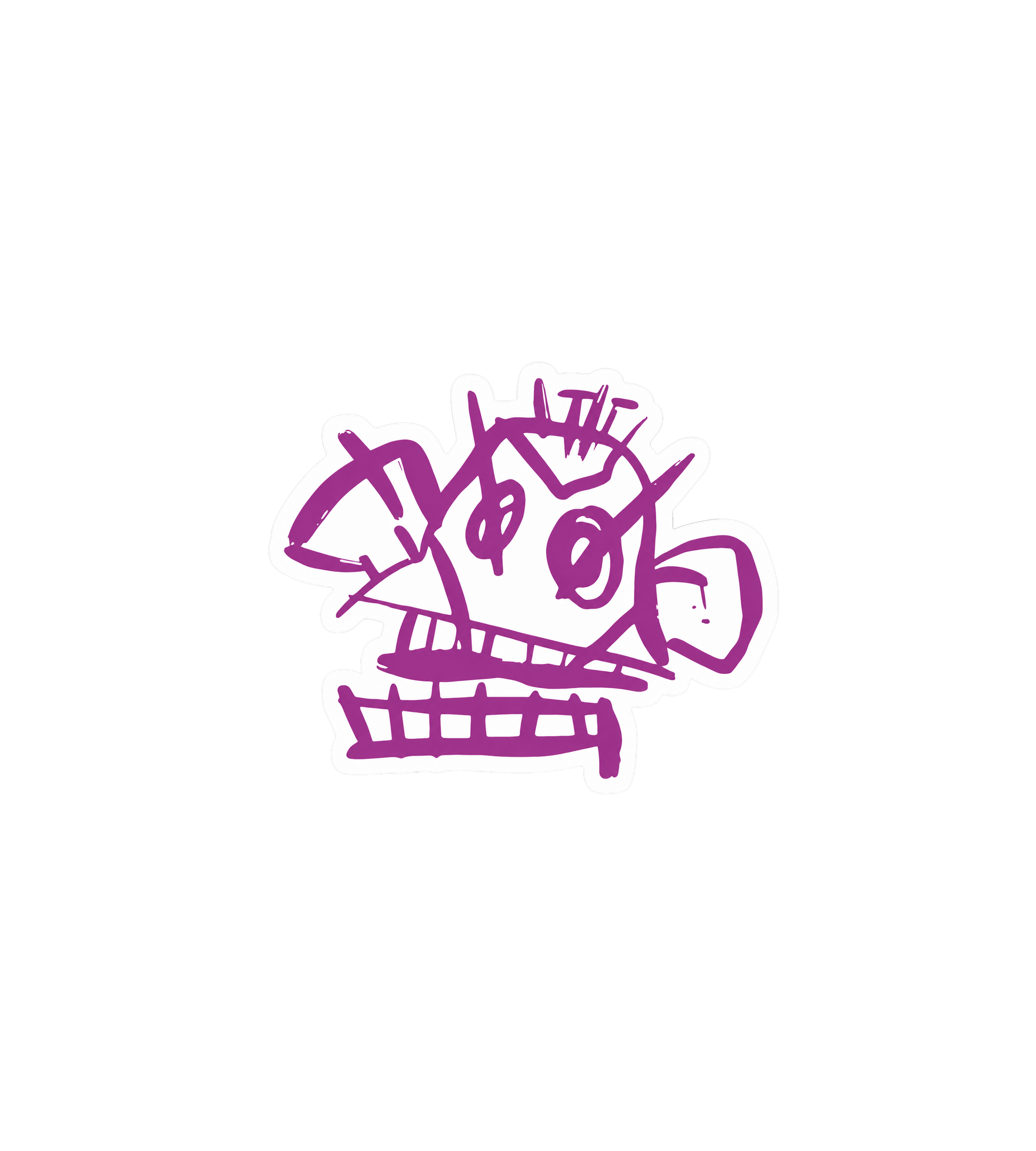 Jinx Graffiti Sign Sticker