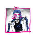 Jinx Arcane Graffiti Sticker