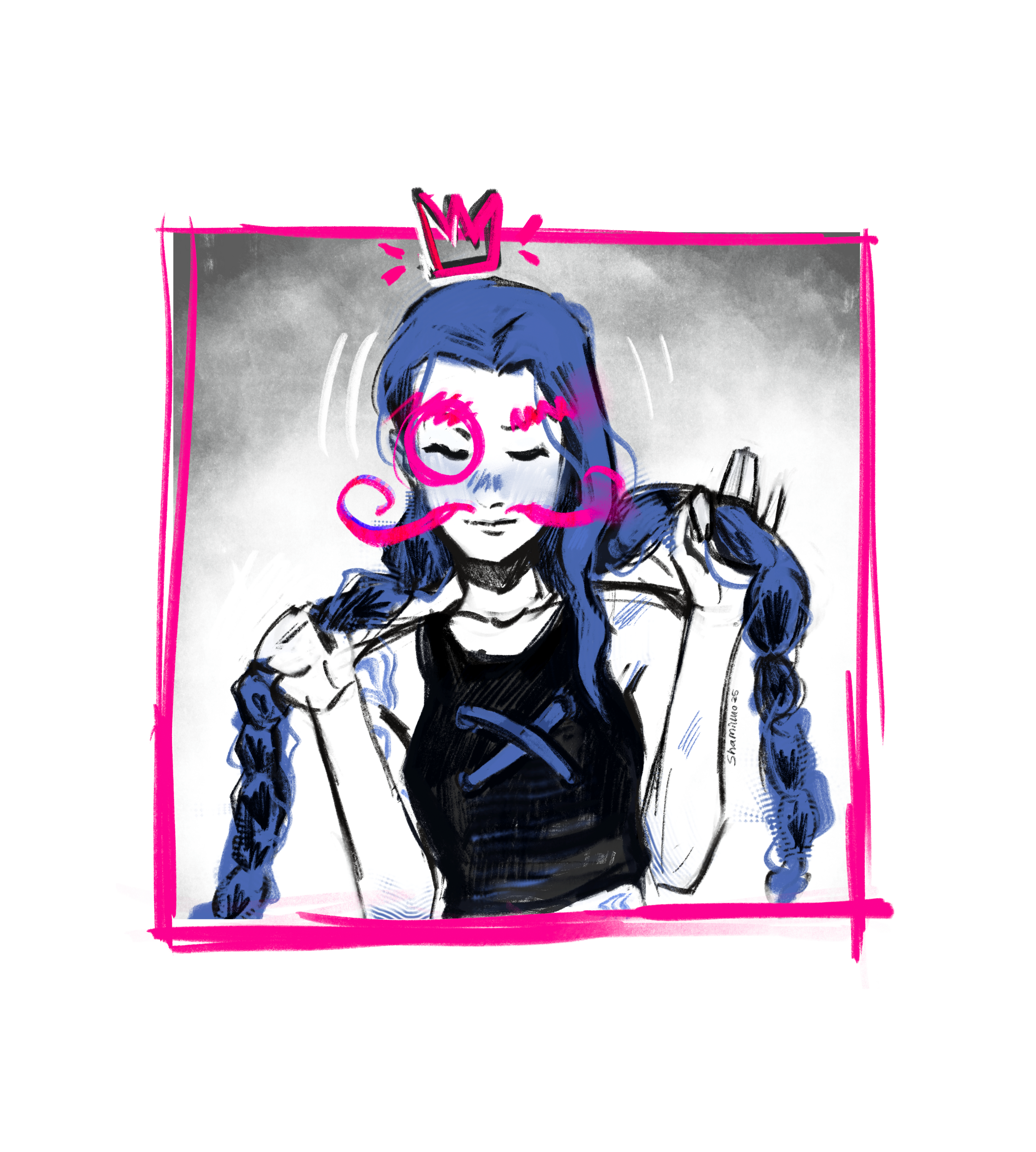 Jinx Arcane Graffiti Sticker