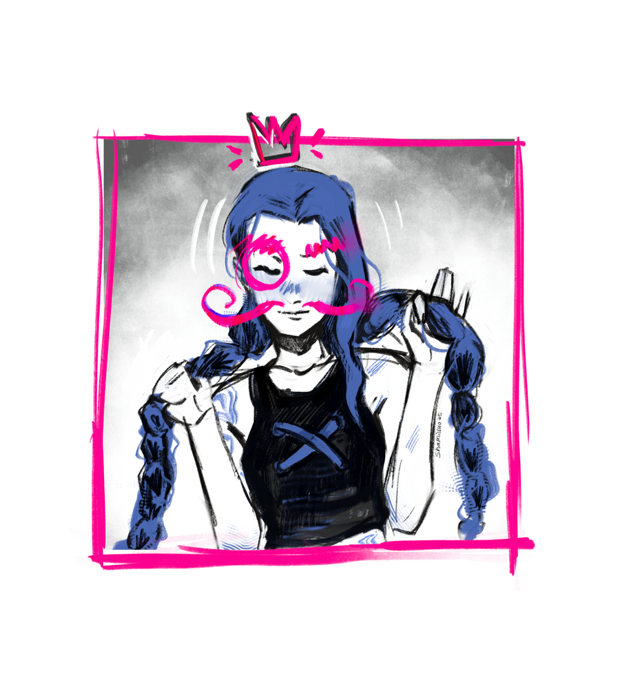 Jinx Arcane Graffiti Sticker