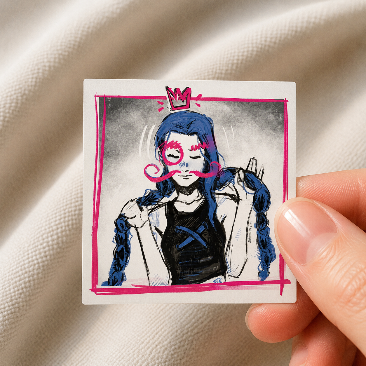 Jinx Arcane Graffiti Sticker
