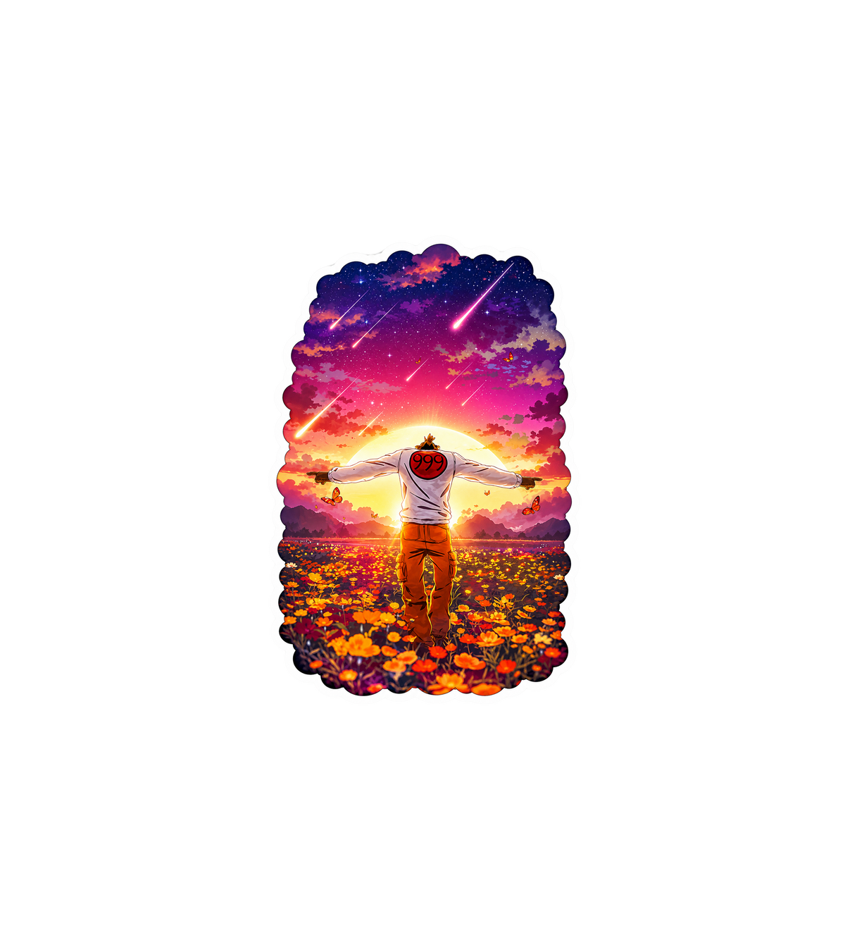 Juice WRLD 999 Garden Sticker