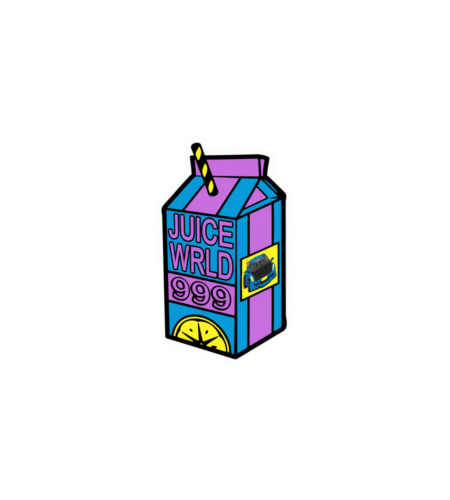 999 Juice Carton Sticker