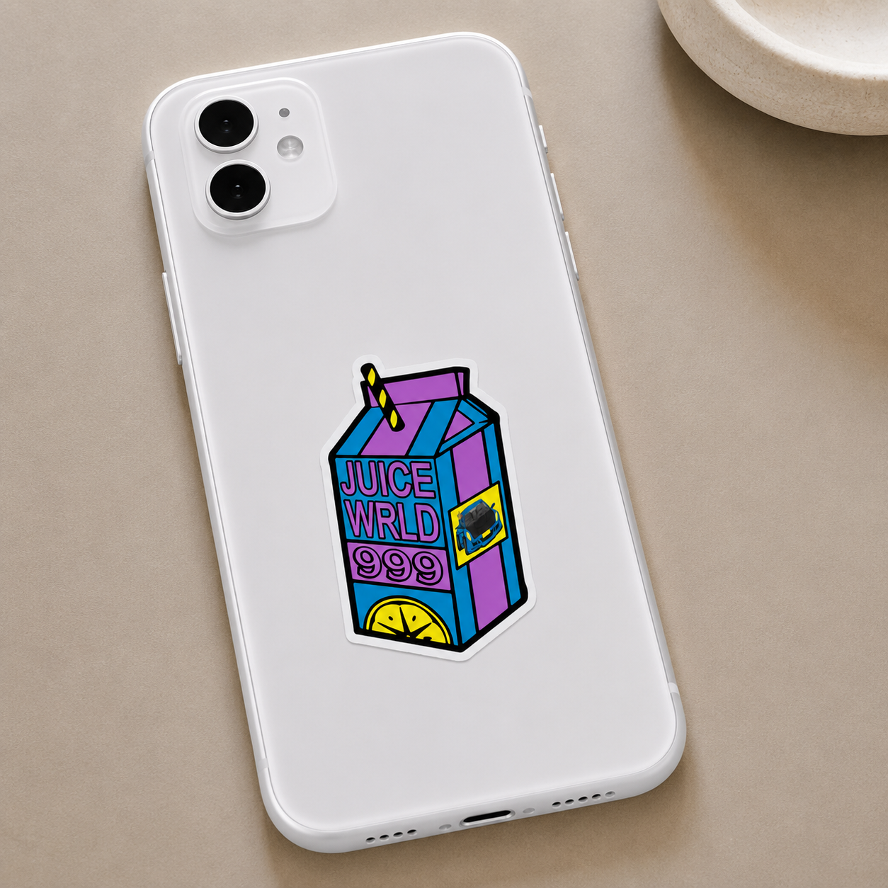 999 Juice Carton Sticker