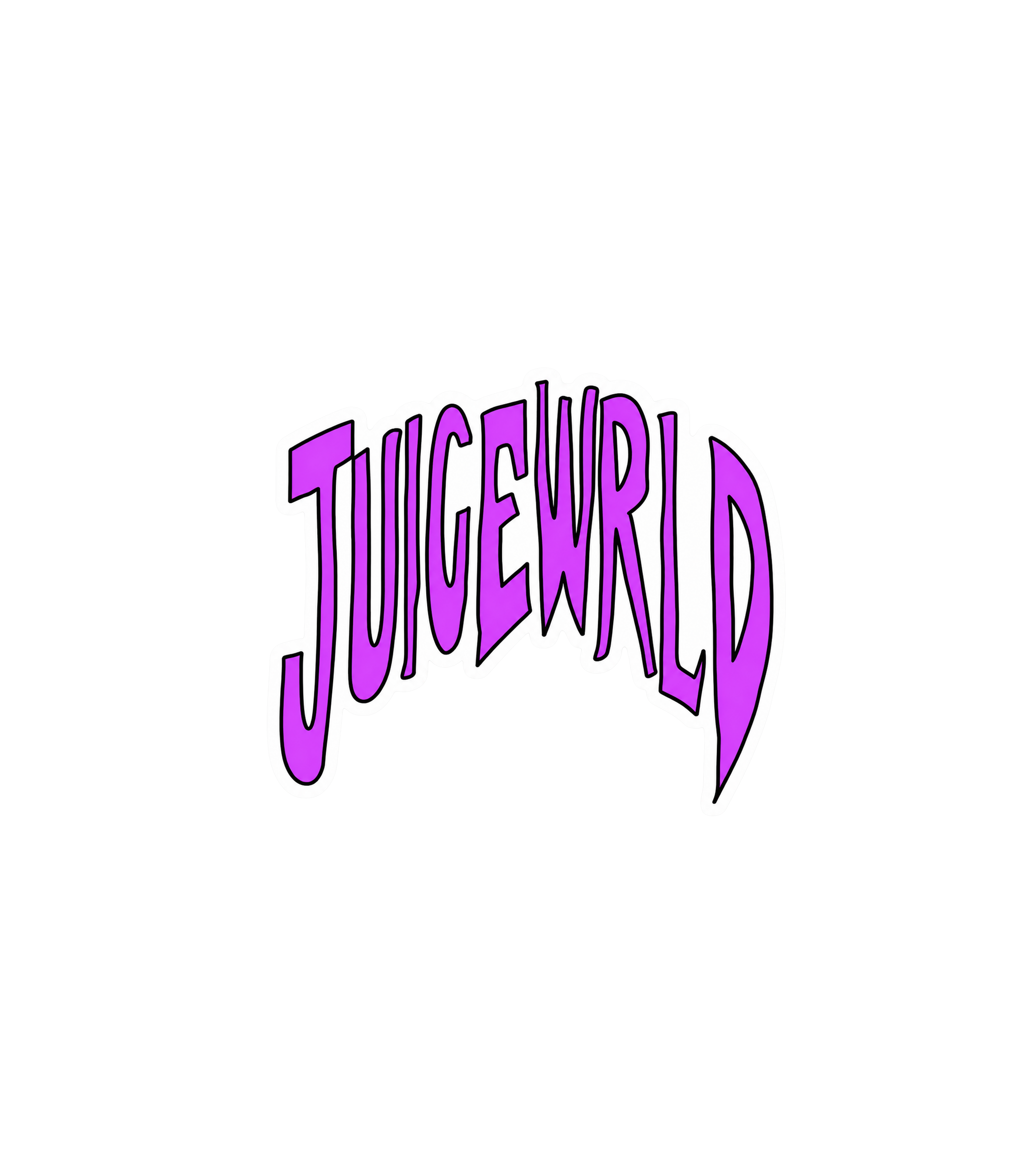 Juice WRLD Purple Logo Sticker
