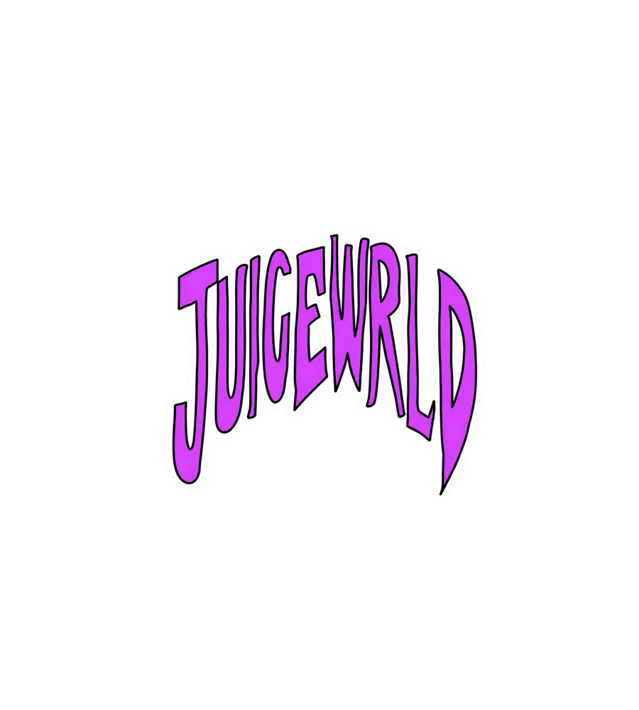 Juice WRLD Purple Logo Sticker