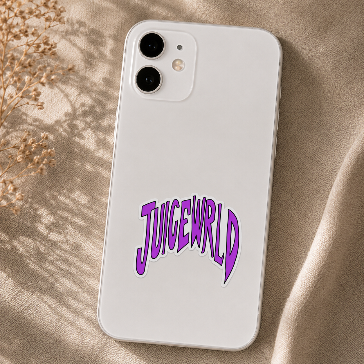 Juice WRLD Purple Logo Sticker