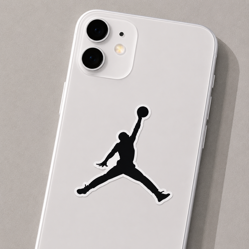 Basketball Legend Silhouette Sticker