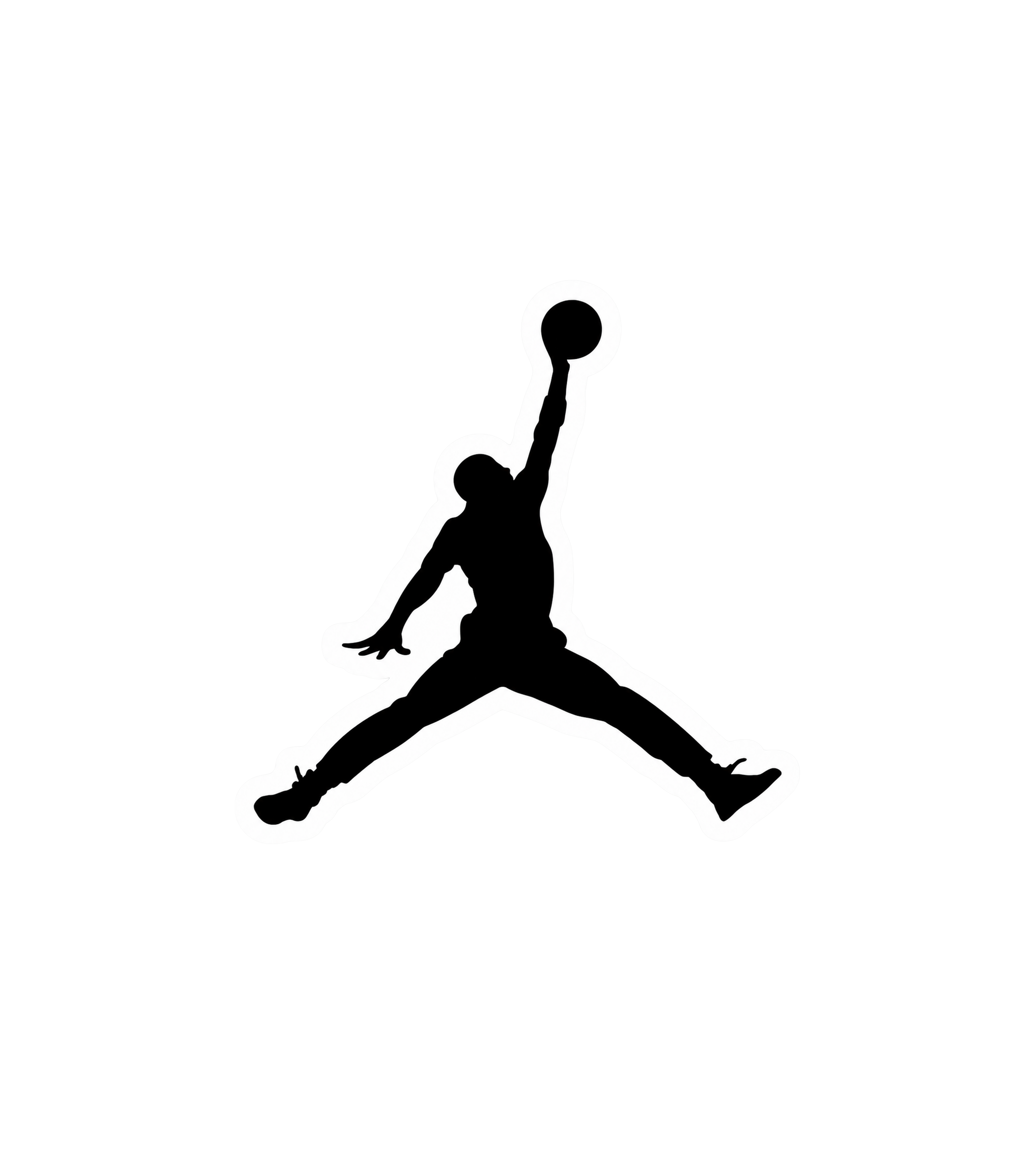 Basketball Legend Silhouette Sticker