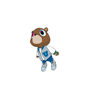 Graduation Bear Mascot Sticker