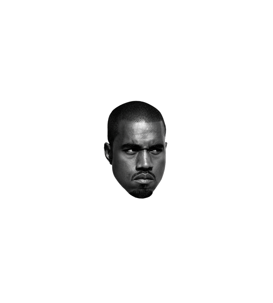 Kanye West Monochrome Face Sticker