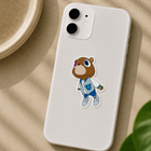 Graduation Bear Mascot Sticker