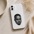 Kanye West Monochrome Face Sticker