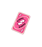 Karma Card Sticker